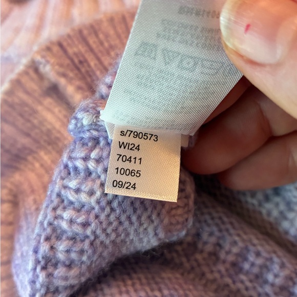 Loft Outlet Women’s NWT Purple Ombré Long Sleeve Sweater, Size XS Petite - Picture 8 of 11